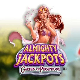 Almighty Jackpots: Garden of Persephone slot visual from Novomatic available on priced-upcasino.uk