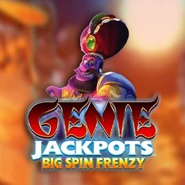 Genie Jackpots: Big Spin Frenzy logo by Blueprint Gaming Priced Up Casino