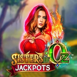 Sisters Of Oz Jackpots logo by Triple Edge Studios at Priced Up Casino